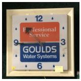 "Goulds Water Systems" Electric Clock,