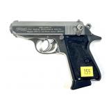 Walther PPK/S .380 ACP. Stainless Pistol, 3.25"