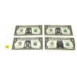 Lot: Custom Buffalo Bills Dollar Bills (real
