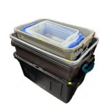 Lot: 8 - Assorted Bins without lids