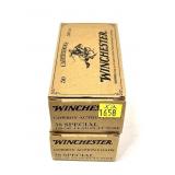 x2- Boxes of .38 Spl. 158-grain lead flat nose