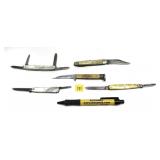 Lot, 5 assorted vintage folding knives