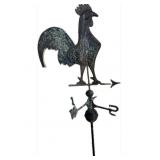 Large Copper Rooster weathervane ,