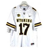 Wyoming Cowboys Josh Allen 17 Embroidered Jersey