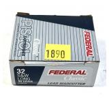Box of .32 S & W Long 98-grain lead wadcutter