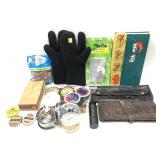 Lot: assorted line and misc. fishing accessories