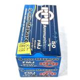 x2- Boxes of 9mm Makarov 930grain FMJ PPU