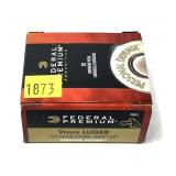 Box of 9mm Luger 124-grain JHP Federal