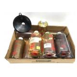 MEC reloading tools Plastic bottles and funnel