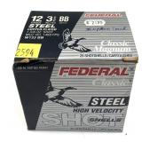 Federal 12 ga. 3 1/2" EBB Steel Shotshells, 25