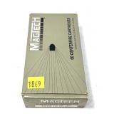 Box of .40 S & W 180-grain JHP Magtech cartridges,