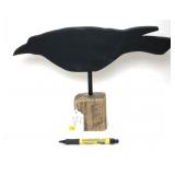 Crow Decoy Wooden Silhouette