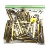 Bag of 300 Wby brass, marked 26 pcs.