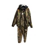 Field and Stream Camo Jacket and Bibs size 2XL