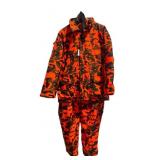 Winchester Orange Camo Jacket and Bibs set size XL