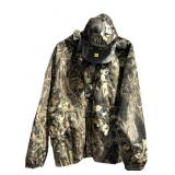 Lot: MossyOak Rain jacket size L and hat