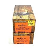 x2- Boxes of HSM .38 Spl. 158-grain RNFP