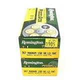 x2- Boxes of .357 Mag. 158-grain LD SWC Remington