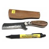 Custom handmade Damascus blade knife with