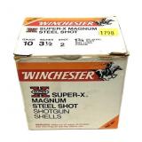 Box of 10 Ga. 3.5" No. 2 Winchester steel shot