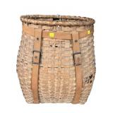 Early Wicker Pack Basket with straps,