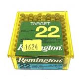 Box of .22 LR. Remington Target cartridges, 100