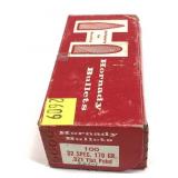 Hornady .32 Spl. .321 Flat point bullets, partial
