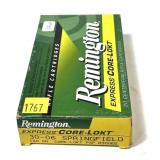 Box of .30-06 Sprg. 180-grain Core-Lokt PSP
