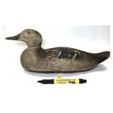 Early wooden carved duck decoy