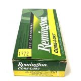 Box of .45-70 Govt. 405-grain SP Remington