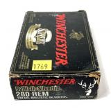 Box of .280 REM 140-grain Winchester Ballistic