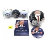 Donald Trump 2025 Inauguration 3-golf balls,