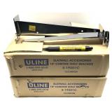 2 Cases of Uline 10" Chrome shelf brackets