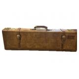 Leather Browning shotgun case with lock