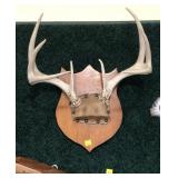 8 pt. Rack on Wooden Plaque