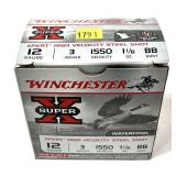 Box of 12 Ga. 3" BB shot Winchester steel