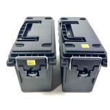 x2- Hyper Tough plastic ammo cans -x2 cans -