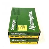 x2- Boxes of 16 Ga. 2.75" rifled HP Remington
