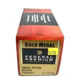 1,000 Small Pistol Match Primers Federal Premium