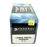 1,000 Large Pistol Primers Federal No. 150 -