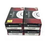 x4- Boxes of 9mm Luger 115-grain FMJ RN Federal