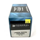 1,000 Large Pistol Primers Federal No. 150 -