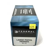 1,000 Large Pistol Primers No. 150 Federal,
