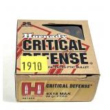 Box of 9x18 Mak. 95-grain FTX Hornady Critical