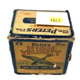 Box of vintage 20 Ga. 2.75" No. 6  shot Peters