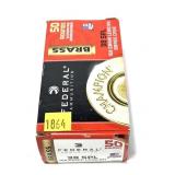 Box of .38 Spl. 158-grain Lean RN cartridges, 50