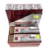 x9- Boxes of .22 LR. round nose Winchester
