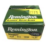 Remington .410 Ga. 2.5" Slugs, 14 rds.