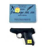 Bryco Arms Jennings J-22 .22 LR. Semi-Auto Pistol,