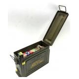 Lot: Metal Ammo Can with over 1700 rds. with